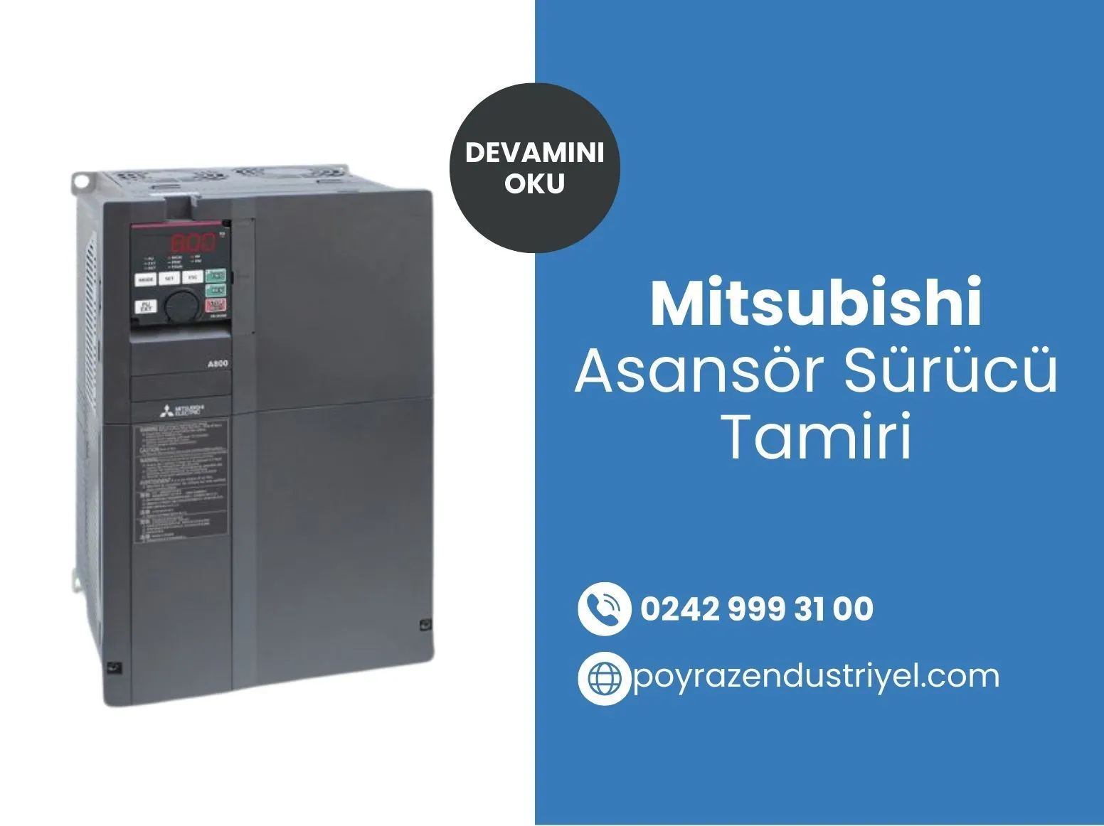 Mitsubishi Asansör Sürücü Tamiri